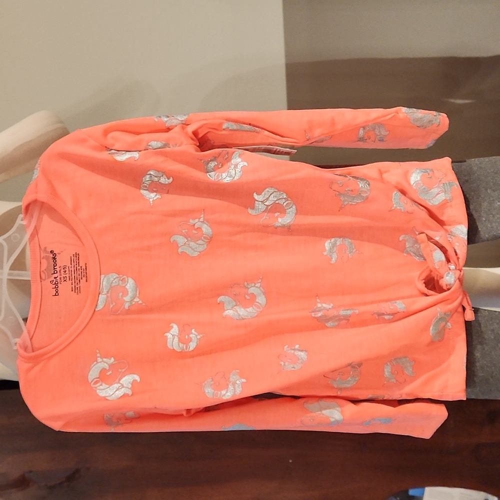 NEW GIRLS BOBBIE BROOKS 2PC SET. SIZE XS (4-5)